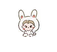 Chinese New Year Bunny Sticker