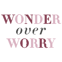 wonder worry Sticker by We Are Millennial Women