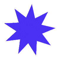 Blue Star Sticker