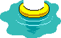 Habbo Hotel Swimming Sticker