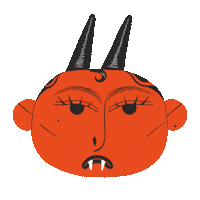 Angry Halloween Sticker