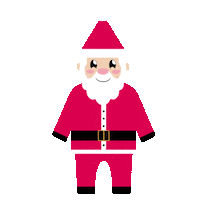 Santa Claus Sticker by Magnólia Papelaria
