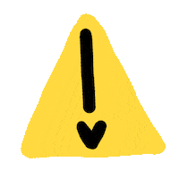 Amarillo Cuidado Sticker