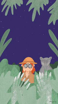 Alergora girl nature girl power birds GIF