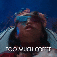 Happy Too Much Coffee GIF by The Rainbow Bridge
