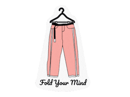 foldyourmind pants създадено с любов foldyourmind foldyourmindclothing Sticker