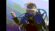 smooch diver GIF