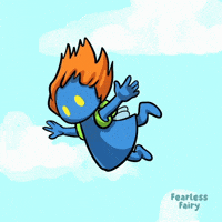 Free Fall Falling GIF by VeeFriends