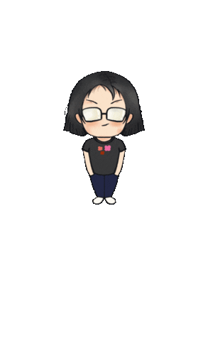 Glasses Smirk Sticker