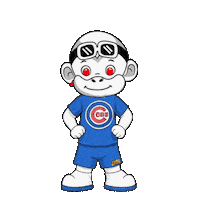 Happy Chicago Cubs Sticker by Zhot