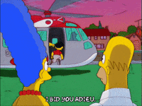 leaving homer simpson GIF