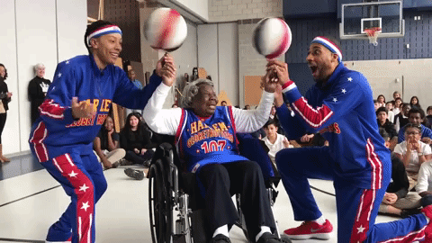 GIF by Harlem Globetrotters