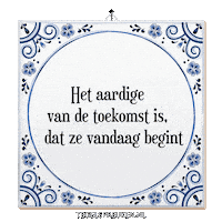 Start Hoop Sticker by Tegelspreuken.nl