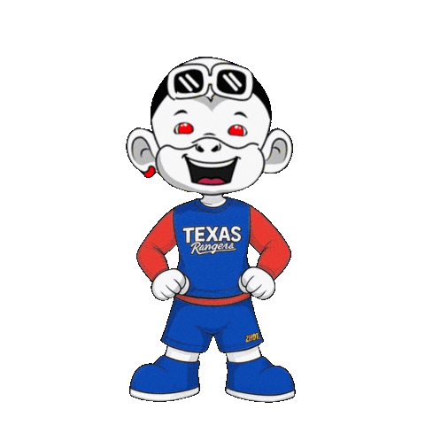 Texas Rangers Sticker by Zhot Shop