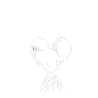Heart Plant Sticker