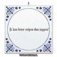 Humor Cocktail Sticker by Tegelspreuken.nl