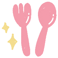Glitter Eat Sticker