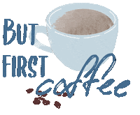 BrittanyFranks1 coffee mug but first coffee brittany franks Sticker