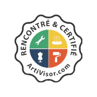 artivisor nantes artisan coiffeur certification Sticker