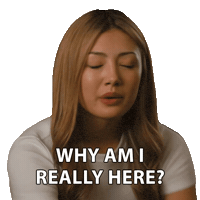 What Am I Doing Here Sticker by NETFLIX