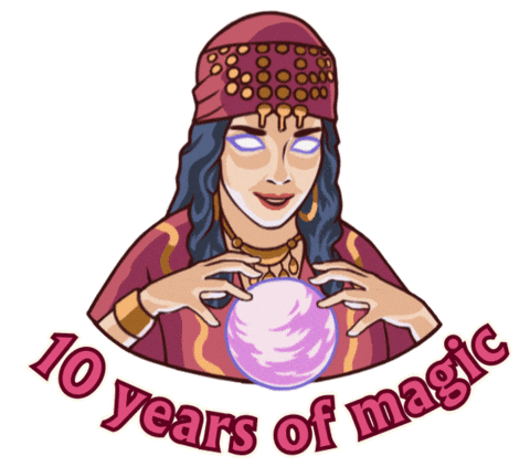 Crystal Ball Magic Sticker by MYTONA