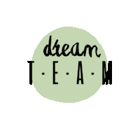 Dream Team Sticker by Tina Voß GmbH