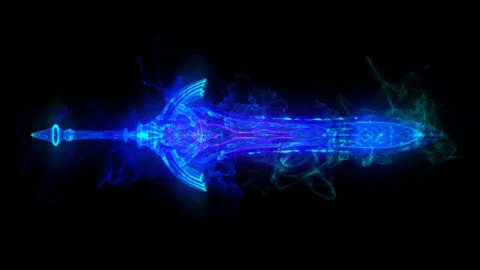 timenotspace giphyupload sword simulation timenotspace GIF