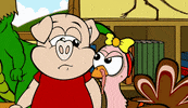 sad pig GIF by Estudios Animeco