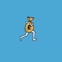 RunForHeroes money run running gold GIF