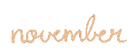 November Sticker