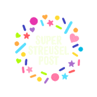 Post Sprinkle Sticker by Super Streusel