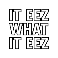 It Is What It Is Text Sticker by Verohallinto