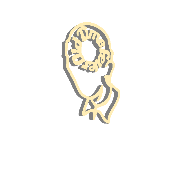 3D Ruby Sticker by SUPRAM