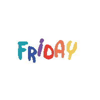 Rainbow Friday Sticker