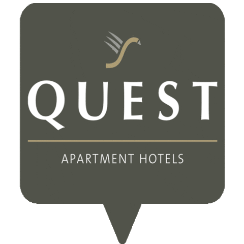 Swan Pointer Sticker by Quest Apartment Hotels