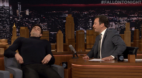 fallontonight giphyupload excited wave mom GIF