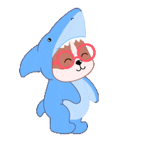 Dog Shark Sticker by simones