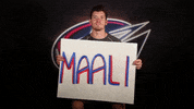 Jack Roslovic Goal GIF by Columbus Blue Jackets
