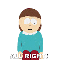 All Right Sticker by South Park