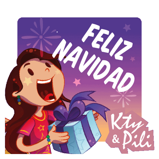 Happy Christmas Tree Sticker by Kty&Pili