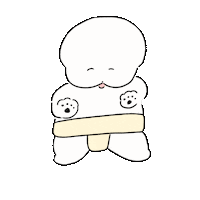 wanuyama sumo いぬ 相撲 wanuyama Sticker