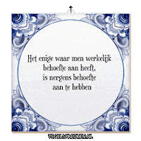 Rust Wijsheid Sticker by Tegelspreuken.nl