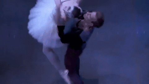 swan lake lift GIF by New York City Ballet