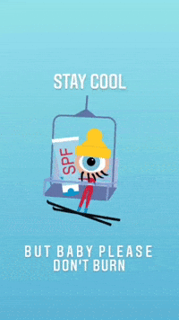 Snow Winter GIF by Stichting Melanoom