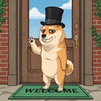 Waving Shiba Inu GIF by Doge Pound