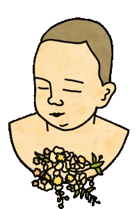 sesionesincomodas love baby flowers boy Sticker