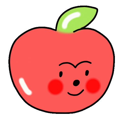 Apple Fruit Sticker by pey chi