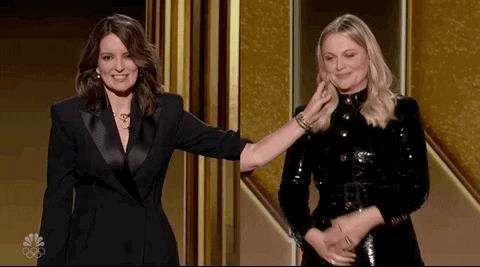 Amy Poehler Kiss GIF by Golden Globes