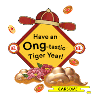 Celebrate Chinese New Year Sticker by CarsomeMY