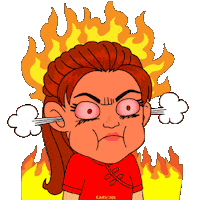 Angry Chinese New Year Sticker by CARSOMEMY